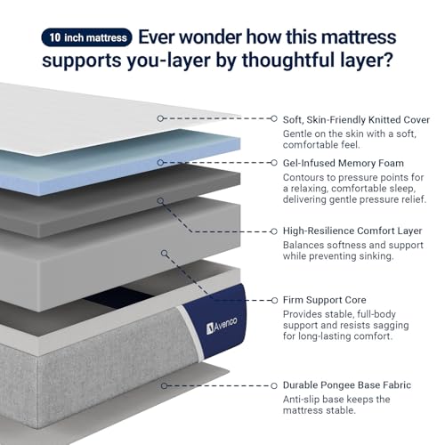 King size memory foam mattress