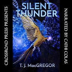 Diseño de la portada del título Silent Thunder