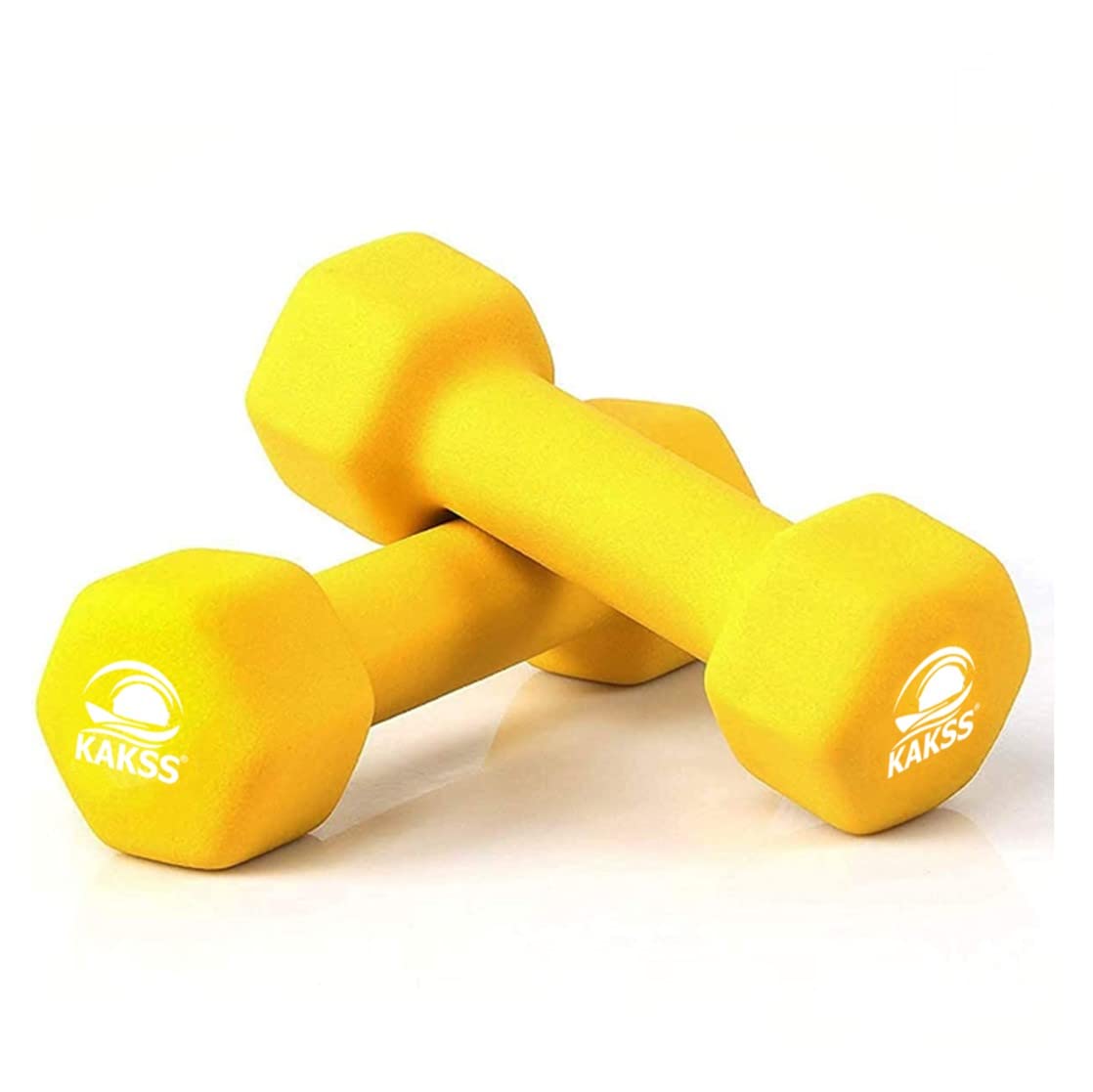 Kakss 6kg Neoprene Dumbbell Set with Stand -25