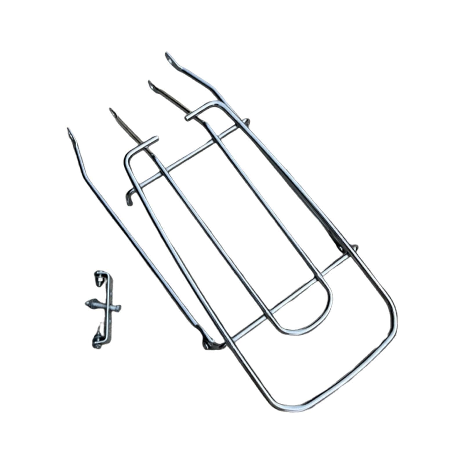 Menolana Bike Rear Mount Rack Thickened Bikes Tail Rack Lightweight Heavy Duty Easy to Install Luggage Carrier, 22 inch