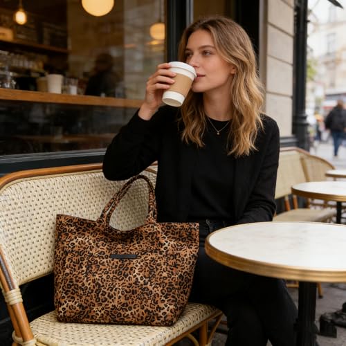 Bolso Tote para mujer con gran capacidad y ligero miniatura 7