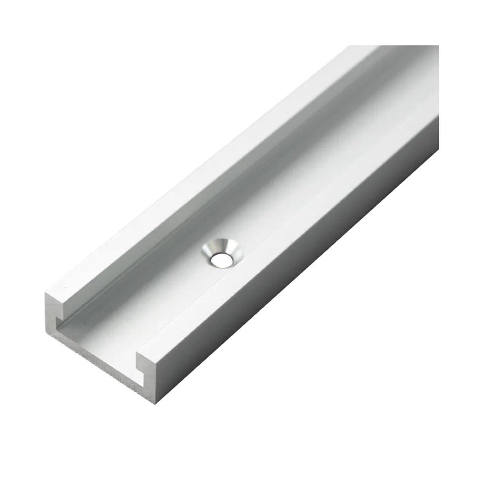 Guía con ranura en T Riel en T for carpintería tipo 30, ranura de aleación aluminio a 80 cm, riel inglete for mesa fresadora, banco trabajo, herramientas bricolaje(800mm)