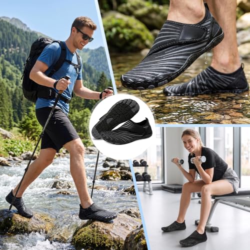 Image of ELETON Barefoot Shoes Women Men Hiking Water Shoes Wide Toe Box Zero Drop