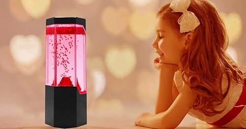 Miniatura 8 de Lightahead Lámpara de volcán LED Lava roja Erupting Mini Led Lámpara de volcán de agua encendida