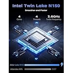 Laptop, 15.6-inch Laptop, 2025 Laptop Computer, 16GB RAM 512GB NVMe SSD, Intel N150 Processor(Up to 3.6GHz), Windows 11 Pro, 1080 FHD Display for Business & Students, 5000Mah Battery, Wi-Fi - Image 3