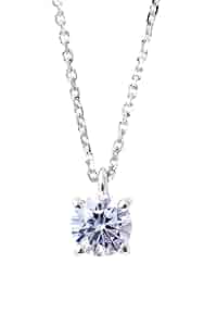 Amazon | 0.30ctUP 天然ダイヤモンド レディース ネックレス(D-VG-VVS1