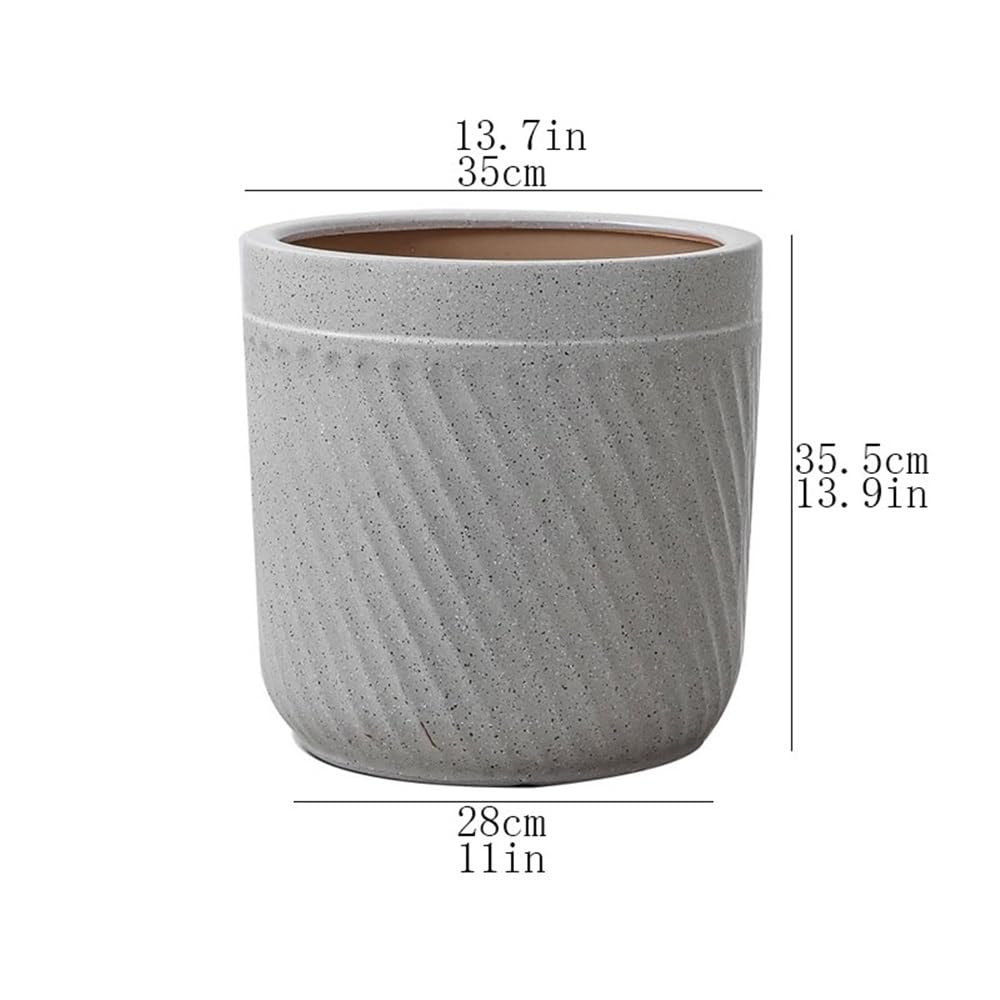 Doniczki ceramiczne, duży kaliber, stojące, doniczki na kwiaty z otworami wentylacyjnymi, pojemnik na kwiaty, do ogrodów i tarasów, doniczek