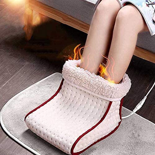 Foot Warmer Electric Feet Heater Warmer with Adjustable Temperature 5 Heat Setting and Auto Shut Off Washable Detachable Inner Fleece Lining with Handheld Controller-image-38
