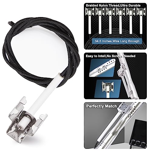 Image of Grill Grate Replacement Parts for Nexgrill 720-0882A Evolution Infrared Plus, Stainless Steel Grill Grates, Heat Plates Shields, Burner Tubes, Igniters for Nexgrill Replacement Parts 5 Burner.