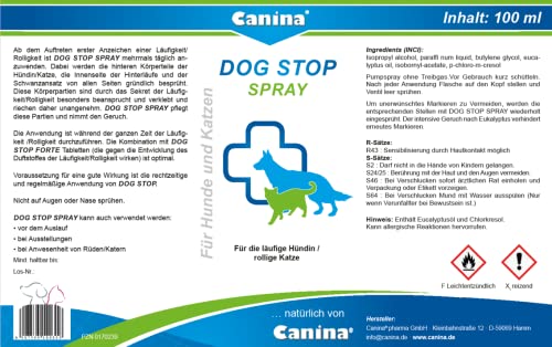 Canina 14231 6 Dog-Stop Forte Spray, 100 ml (1er Pack)