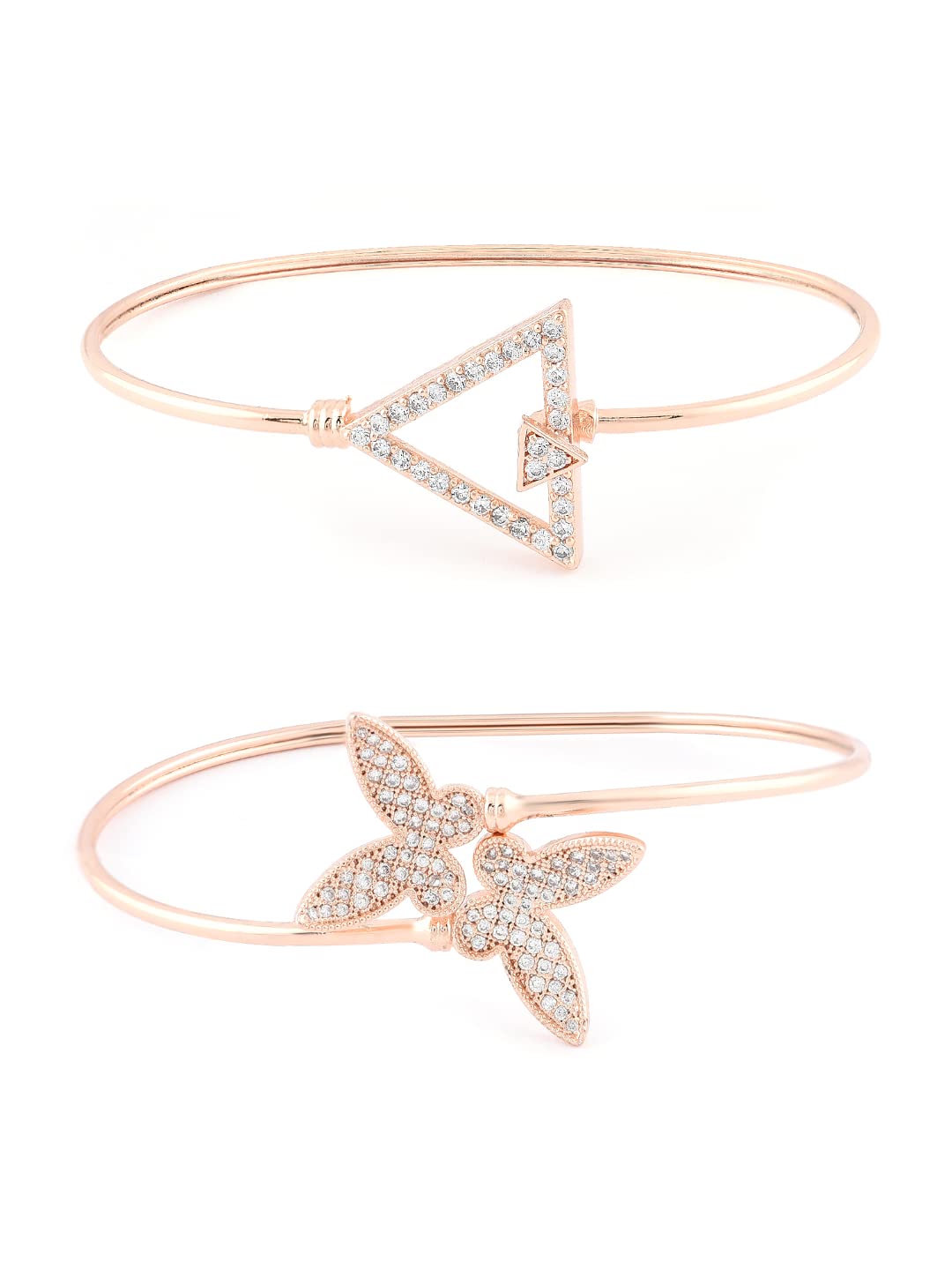See full amazon price history chart for ZAVERI PEARLS Combo of 2 Rose Gold Cubic Zirconia Brass Bangle Style Kada For Women-ZPFK10377 ZAVERI PEARLS Combo of 2 Rose Gold Cubic Zirconia Brass Bangle Style Kada For Women-ZPFK10377 (B0943RV9NB) Amazon Price History, Amazon Price Tracker