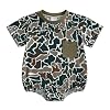Kavousa Baby Boy Clothes Summer Baby Boy Bubble Romper Short Sleeve Jumpsuit One Piece Outfit Newborn Infant Clothing