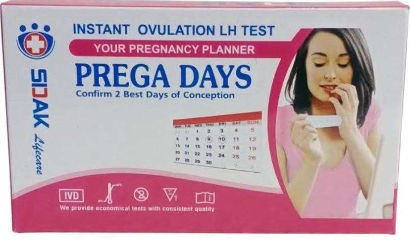 Ovulation Test Kit for Women. (Pack of 5 testing kit) (B0D87BM7SJ) Amazon Price History, Amazon Price Tracker