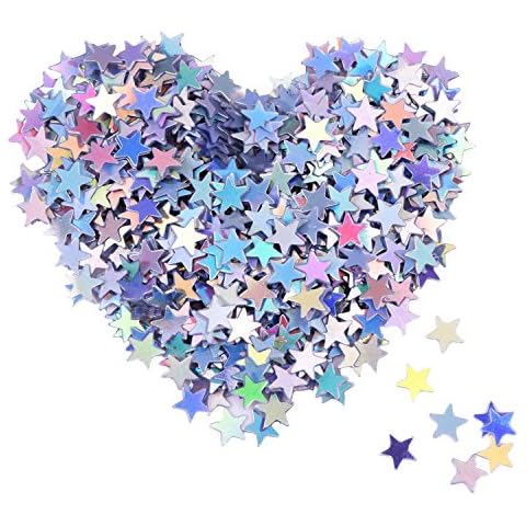 eBoot Stern Konfetti Holografische Sterne Glitter Konfetti Cover