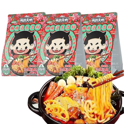 土豆粉 砂?土豆粉 麻辣土豆粉 ポテトパウダー じゃがいもの土鍋粉 じゃがいも粉 濃厚でまろやかな味わい 0脂肪春雨 ソフトで滑らかな春雨 麻辣土豆粉 麻辣? 米? 即食粉条 麻辣湯麺 酸辣?粉 中華インスタントラーメン 速食 即席ビーフン 即席中華めん