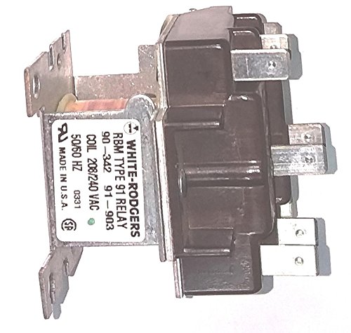 White-Rodgers RBM Type 91 reay 15A 208/240vcoil 3P 24V Definite Purpose Relay contactor