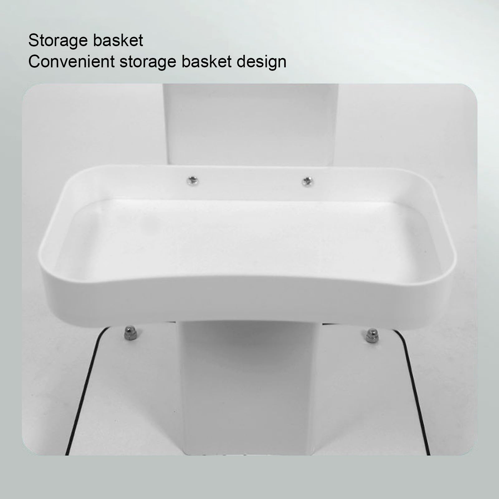 Naroote Wózek na Kółkach do Salonu Kosmetycznego Spa z Cichymi Kółkami do Efektywnej Organizacji Sprzętu w Salonach 37,5 X 34 Cm