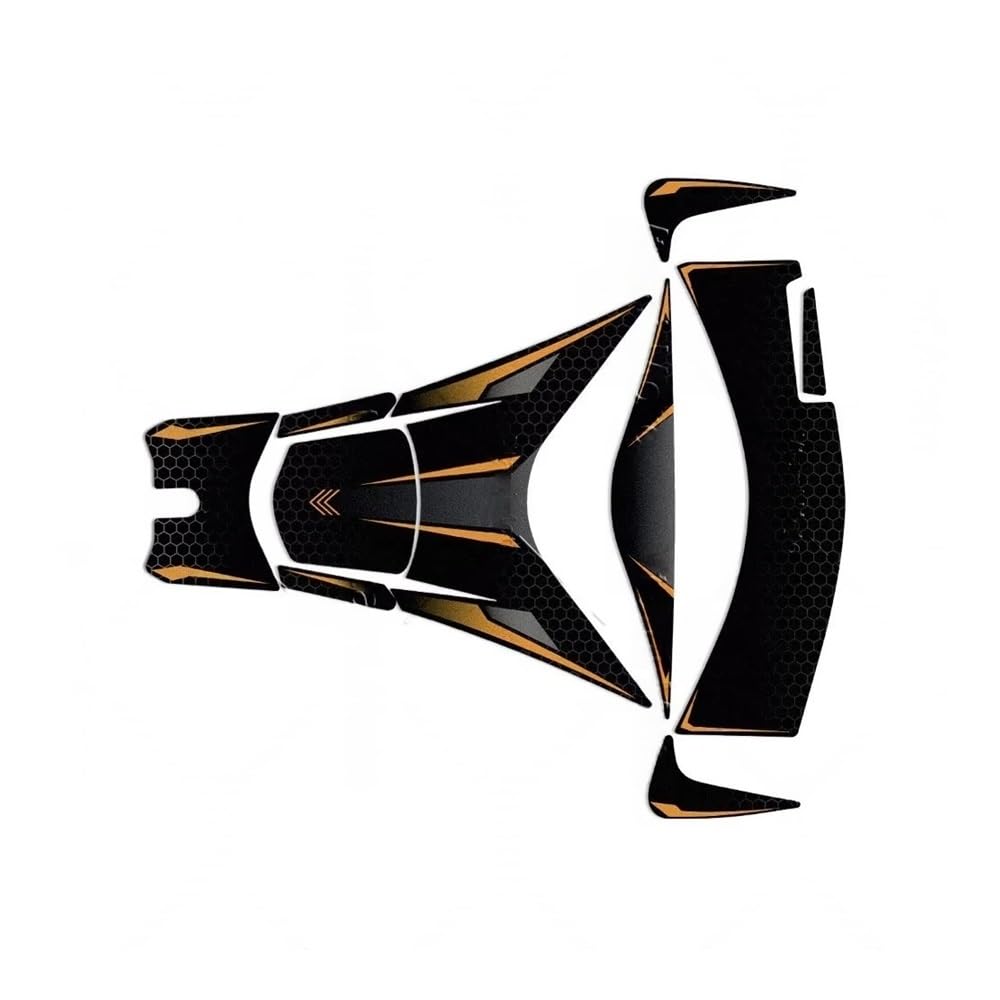 Tank Stickers Motorcycle Accessori Sticker Fuel Tank Pad Decals for PCX for Pcx 2025(Yellow)