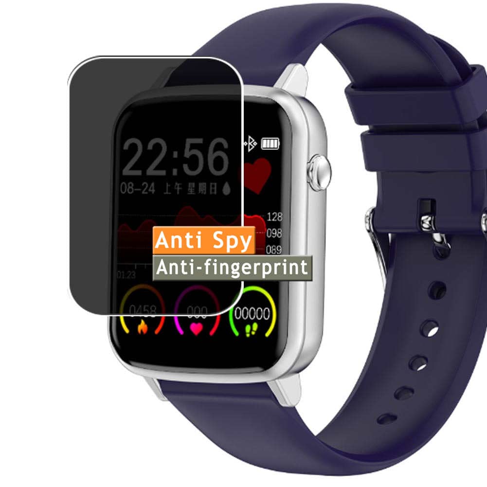 Privacy Screen Protector, compatible with CEGAR R25 smartwatch Smart Watch Anti Spy Film Protectors Sticker [ Not Tempered Glass ]