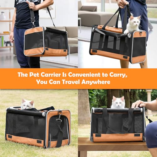 image for GAPZER Dog Carry Bag for Puppy Pet Soft-Shell Portable Kennel Crate fo