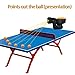 ZXMOTO Table Tennis Robot with 9 Different Spin Balls, Upgrade Ping Pong Robot Feeder for Tennis Players Lovers Starters, Automatic Ping Pong Ball Machine for Training