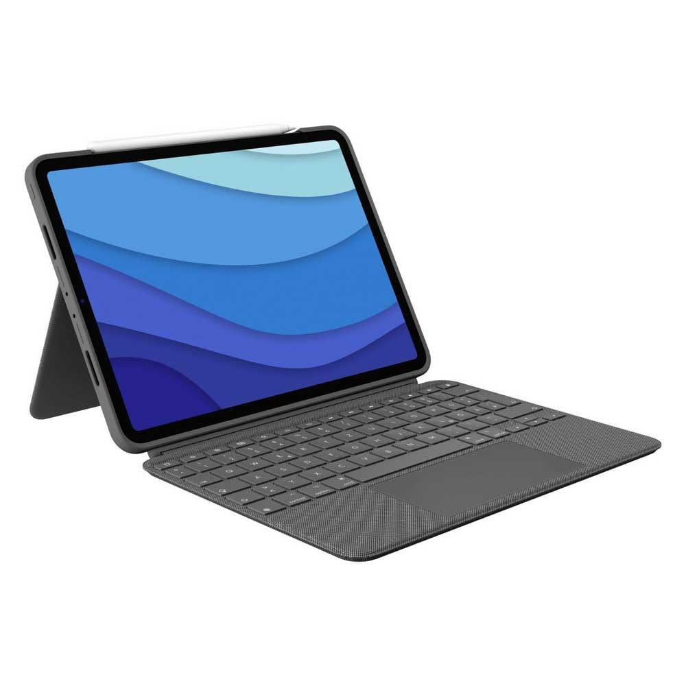 Logitech Combo Touch - iPad Keyboard Case with Trackpad in Oxford Grey