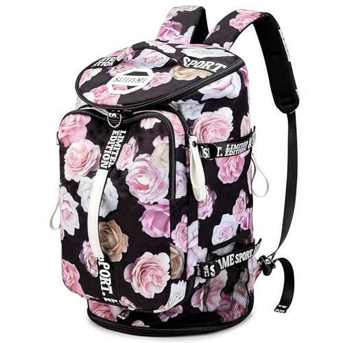Image of SDTAME Gym Duffel Backpack with Shoe Pocket & Laptop Sleeve