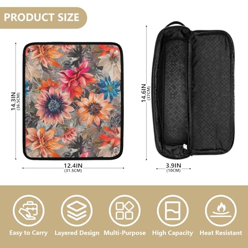 Bolso de viaje para herramientas de cabello grande y resistente al calor miniatura 4
