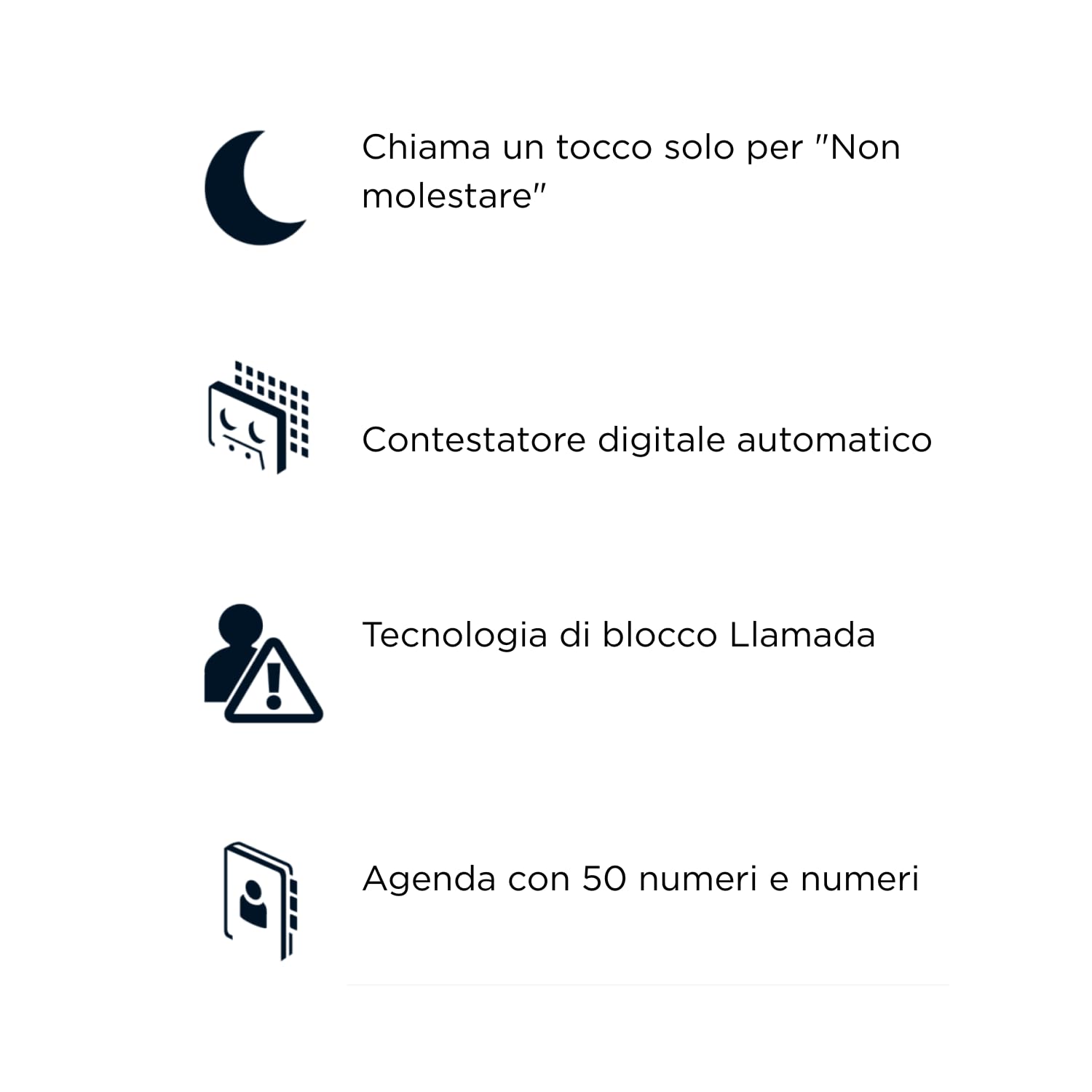 Motorola Voice - E212 2 Telefoni Cordless Digitali con Segreteria Telefonica, Fino a 12 Minuti di Registrazione Segreteria, Intercettazione Chiamate, Tasto Non Disturbare, Nero