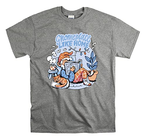 T-shirt Gnome Place Like Home original et confortable pour se sentir partout chez soi
