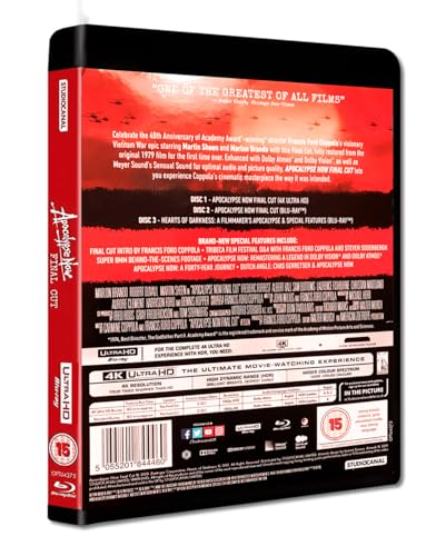 Image of Apocalypse Now: Final Cut (40th Anniversary / Special Edition 3-Disc Set) [4K UHD + Blu-ray] [Region Free]