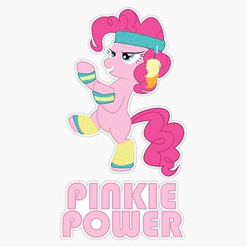 Pinkie Pie Power Sticker Vinyl Bumper Sticker Decal 5"