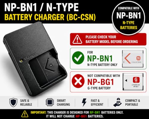Generic NP-BN1 Battery Charger for Sony Cyber-Shot - Image 4
