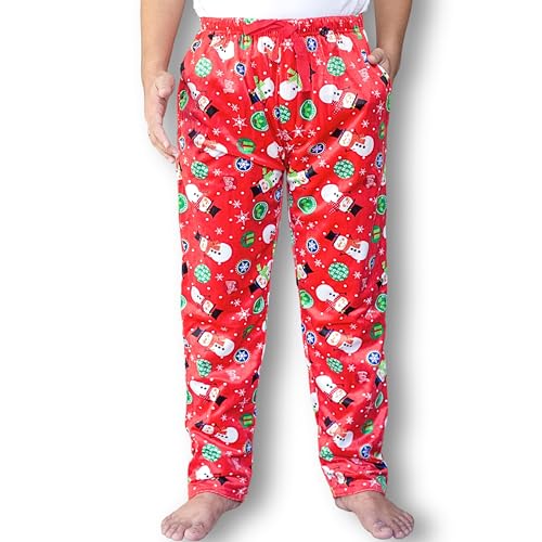 Men’s Holiday Pajama Pants - Comfortable, Classic Design Sleepwear, Cozy, Sleep Bottom Pants - Ideal for Christmas2