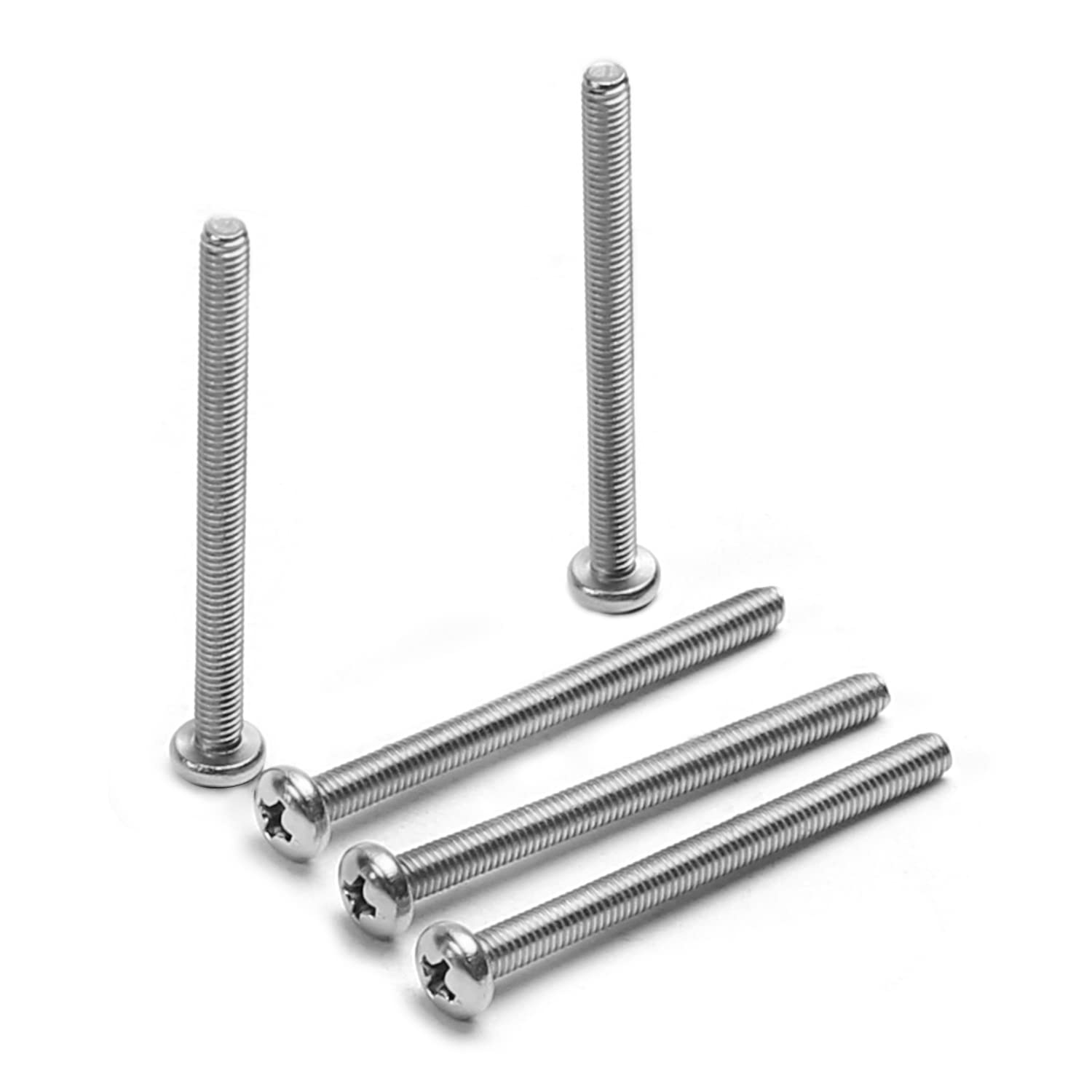 M4 Machine Screws - 30 Pack Stainless Steel -25