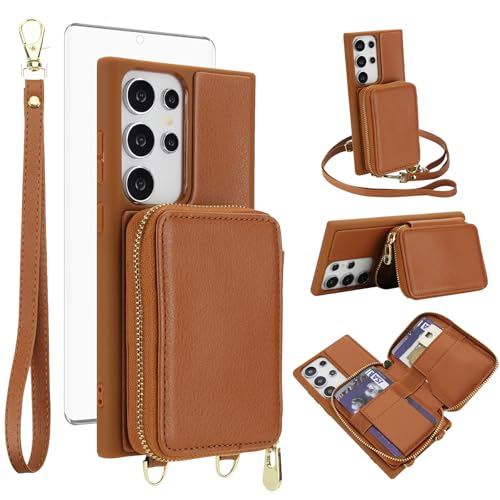 Étui de protection S22 Ultra anti-rayures avec vitre en verre trempé