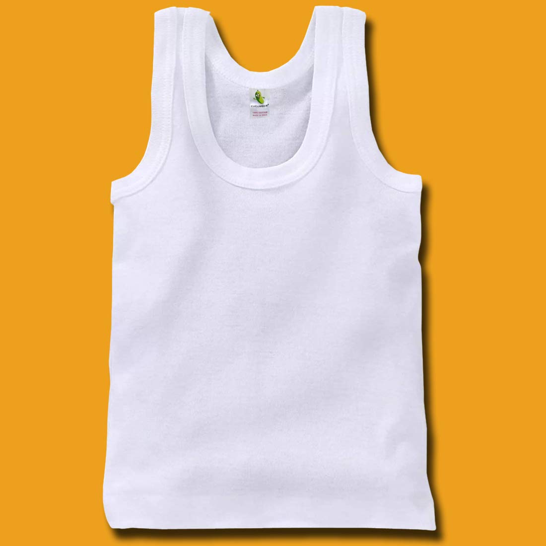 Cucumber White And Color Baby Vest Baniyan Cotton Inner Wear