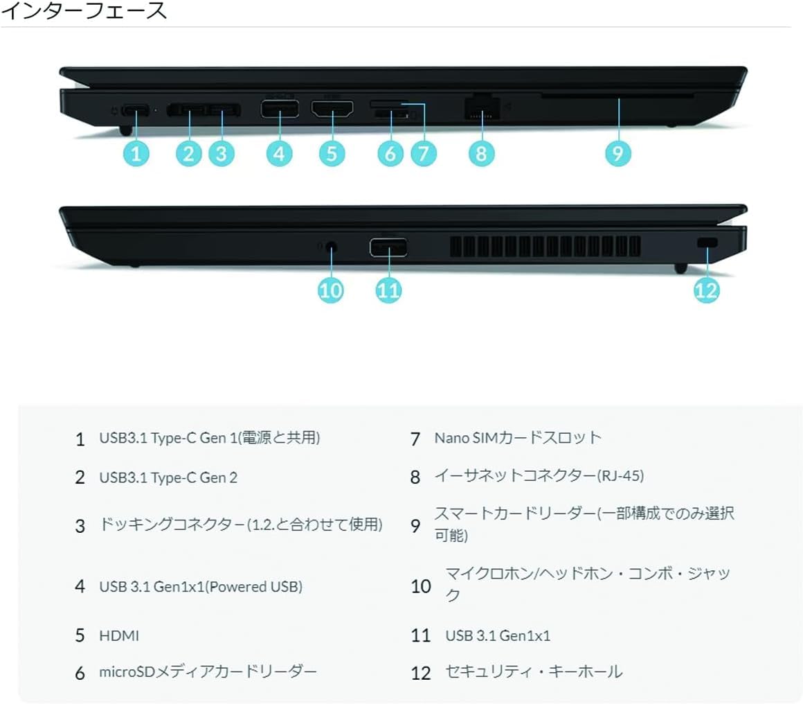 Amazon.co.jp: 【整備済み品】 レノボ Lenovo ノートパソコン L15 Gen1