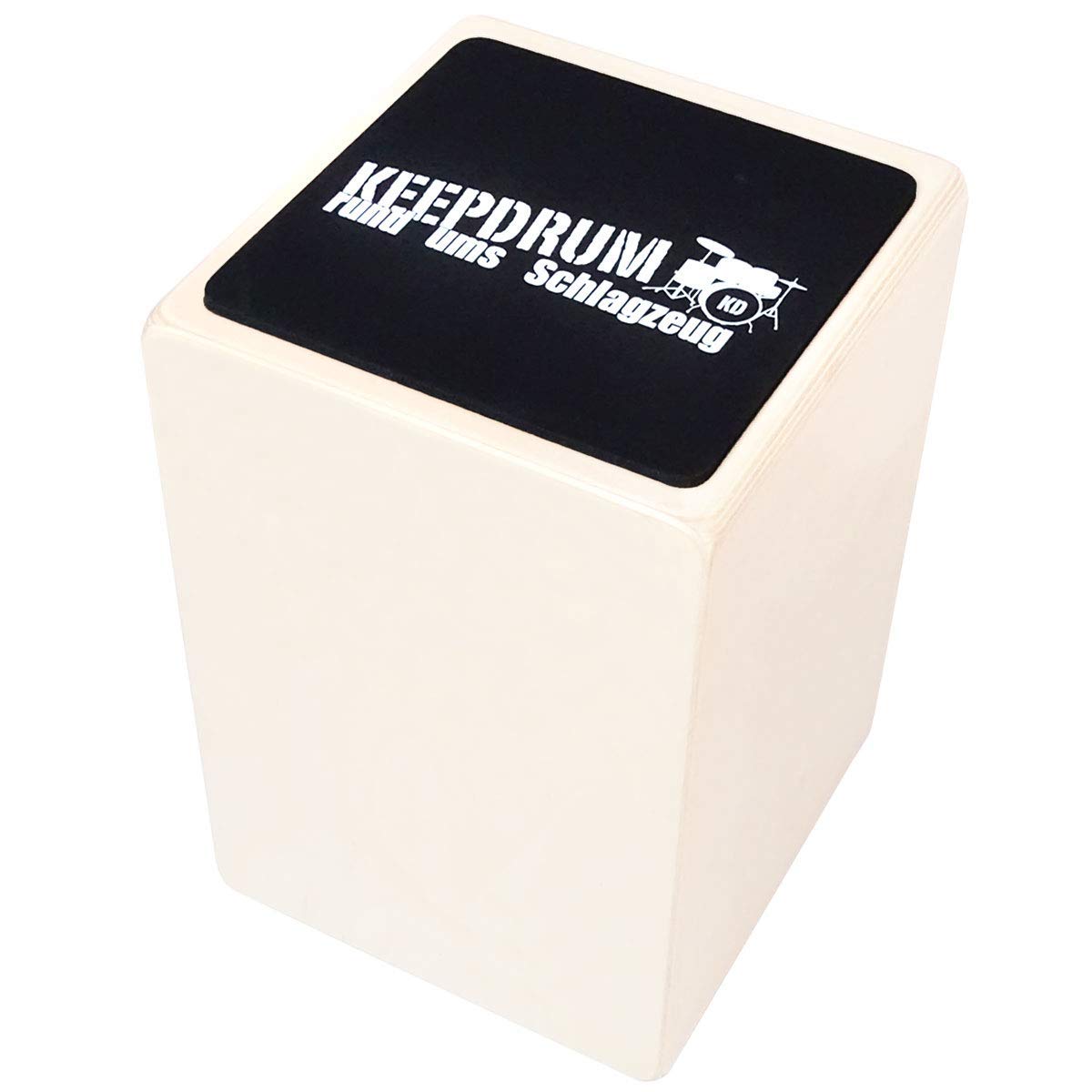 keepdrum DC1M PK Junior - Cajón para niños (taburete, funda y almohadilla de asiento), color rosa