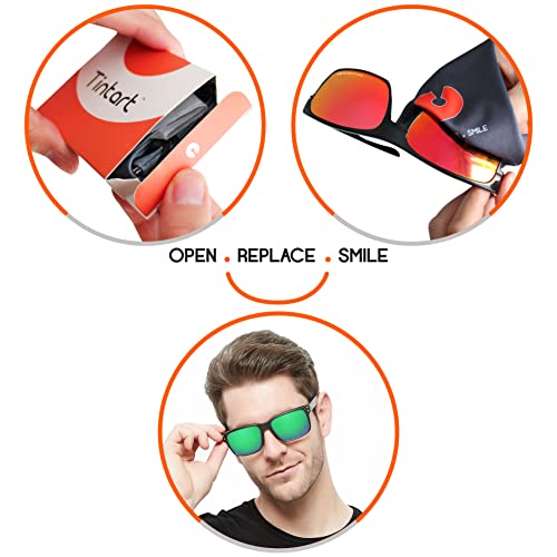 Image of Performance Replacement Lenses Compatible with Oakley Turbine Rotor OO9307 Polarized Etched