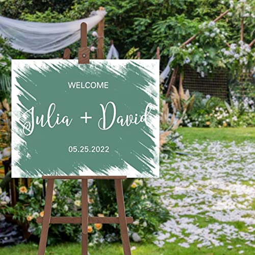 Panneau personnalisable fête prénatale et grand panneau mariage bois