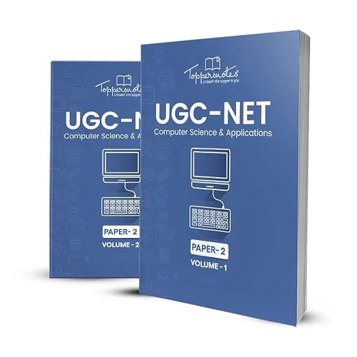 UGC-NET Paper 2 Computer Science & Application Study Material for National Eligibility Test Examination Set of 2 Books Latest Edition