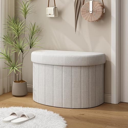 Pouf de rangement gain de place pour petits espaces