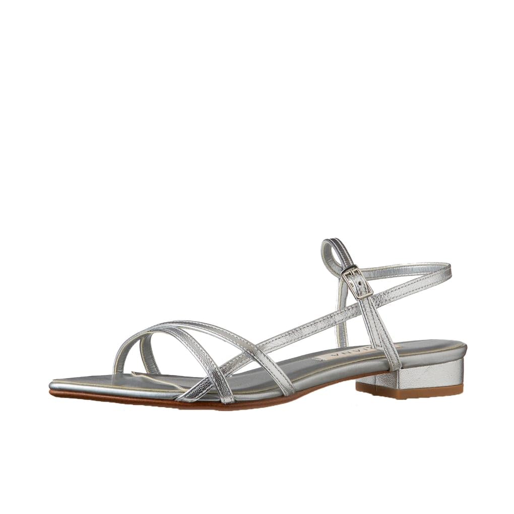 DIANA ダイアナ ミュール シルバー 美品 ミュール｜ダイアナの