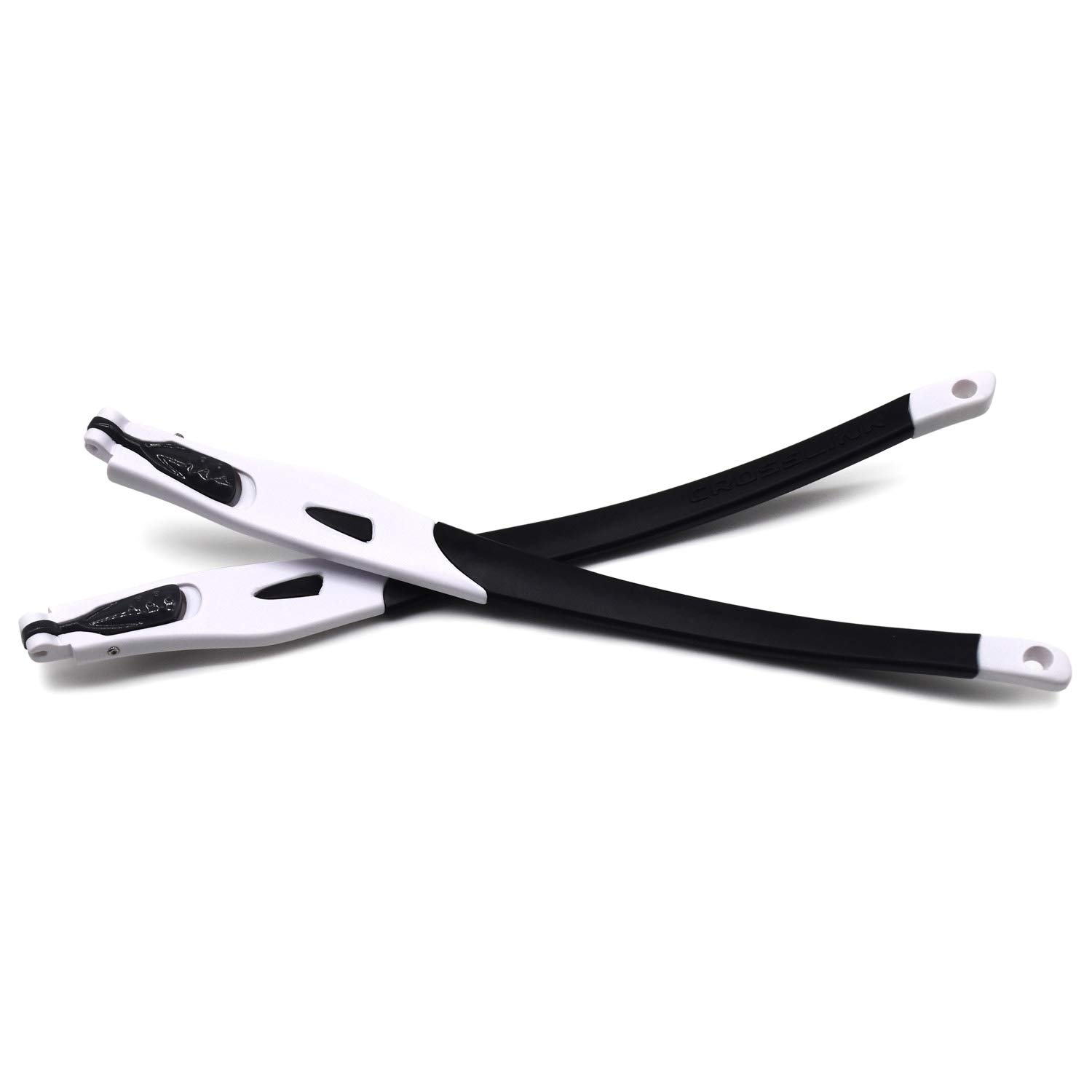 HKUCO Black Rubber Replacement White Frame Legs For Oakley Crosslink Glasses frame — image 1