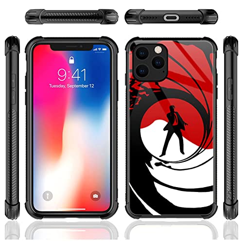 Zhegailian Iphone 13 Pro Max Case,James Bond Plexiglass Case,Iphone 13 Pro Max Cases For Boys And Men [Anti-Scratch] Fashion Cute Pattern Design Cover Case For Iphone 13 Pro Max(6.7-Inch) #TOP2
