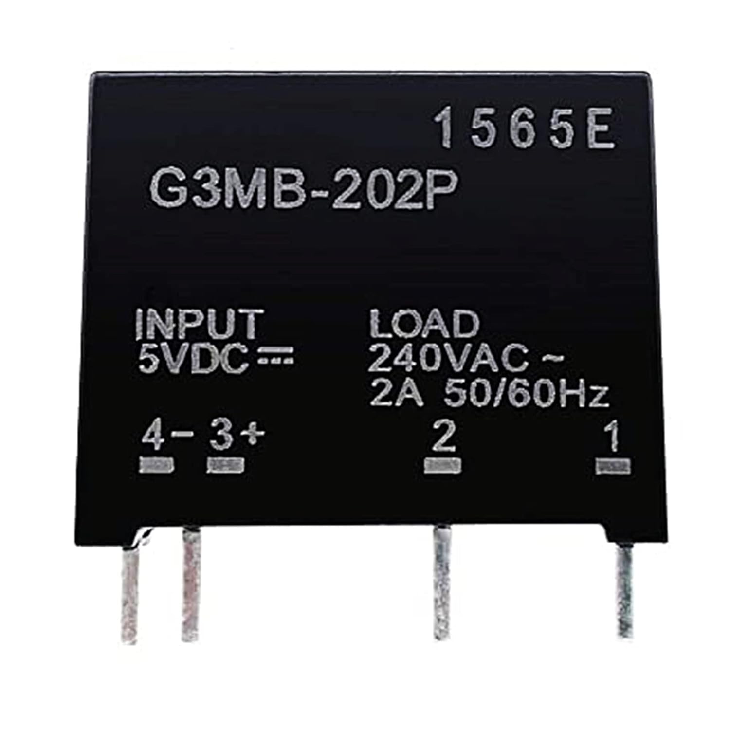 5PCS Relay Module G3MB-202P G3MB 202P DC-AC PCB SSR in 5V DC Out 240V AC 2A Solid State(24V)