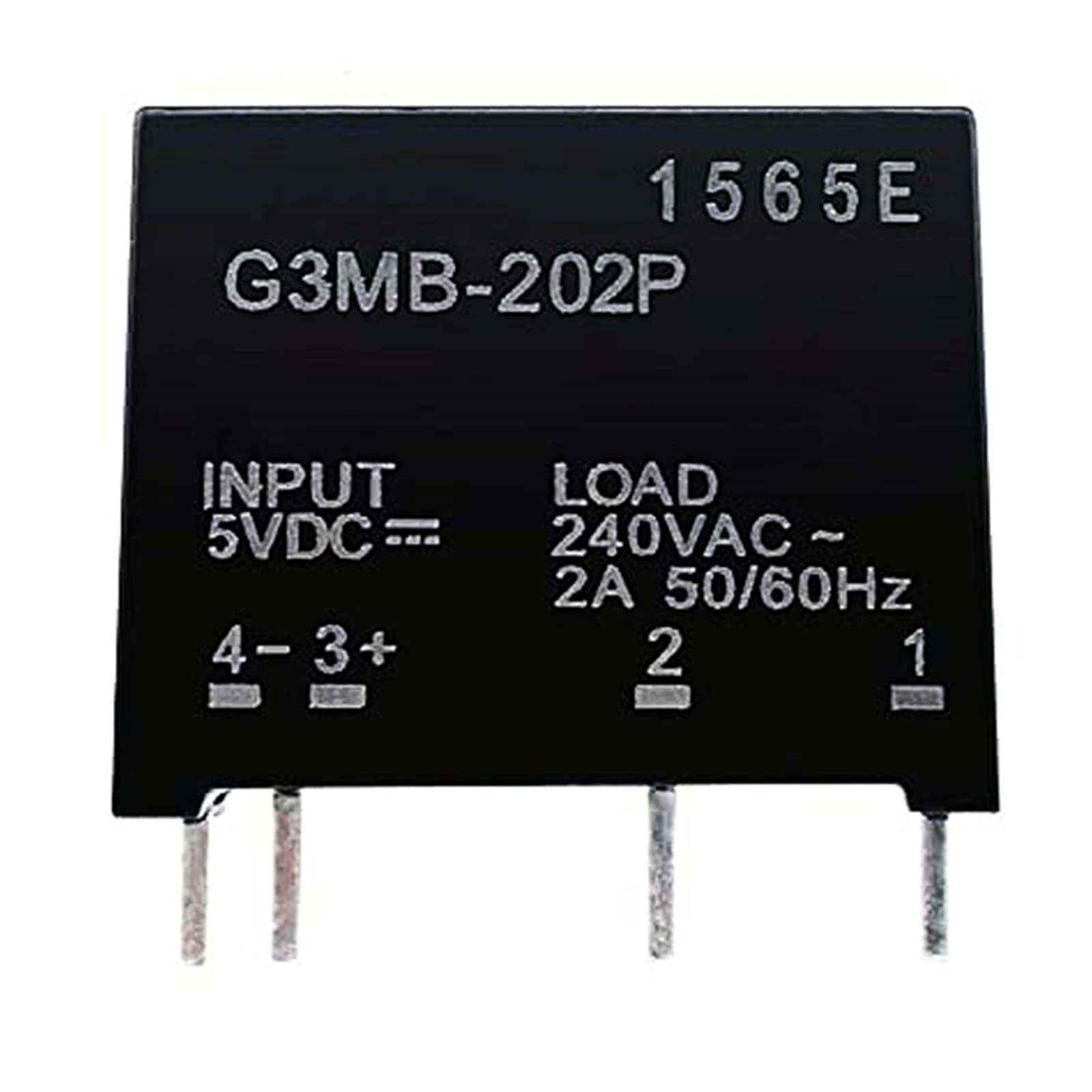 AERBNYEQP 5PCS Relay Module G3MB-202P G3MB 202P DC-AC PCB SSR in 5V DC Out 240V AC 2A Solid State