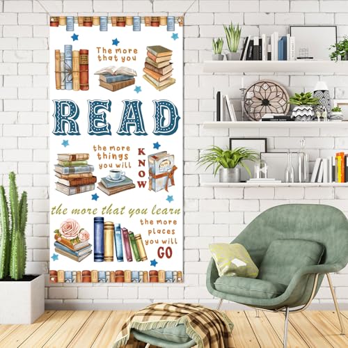 Couverture de porte de lecture pour école maternelle et salle de classe