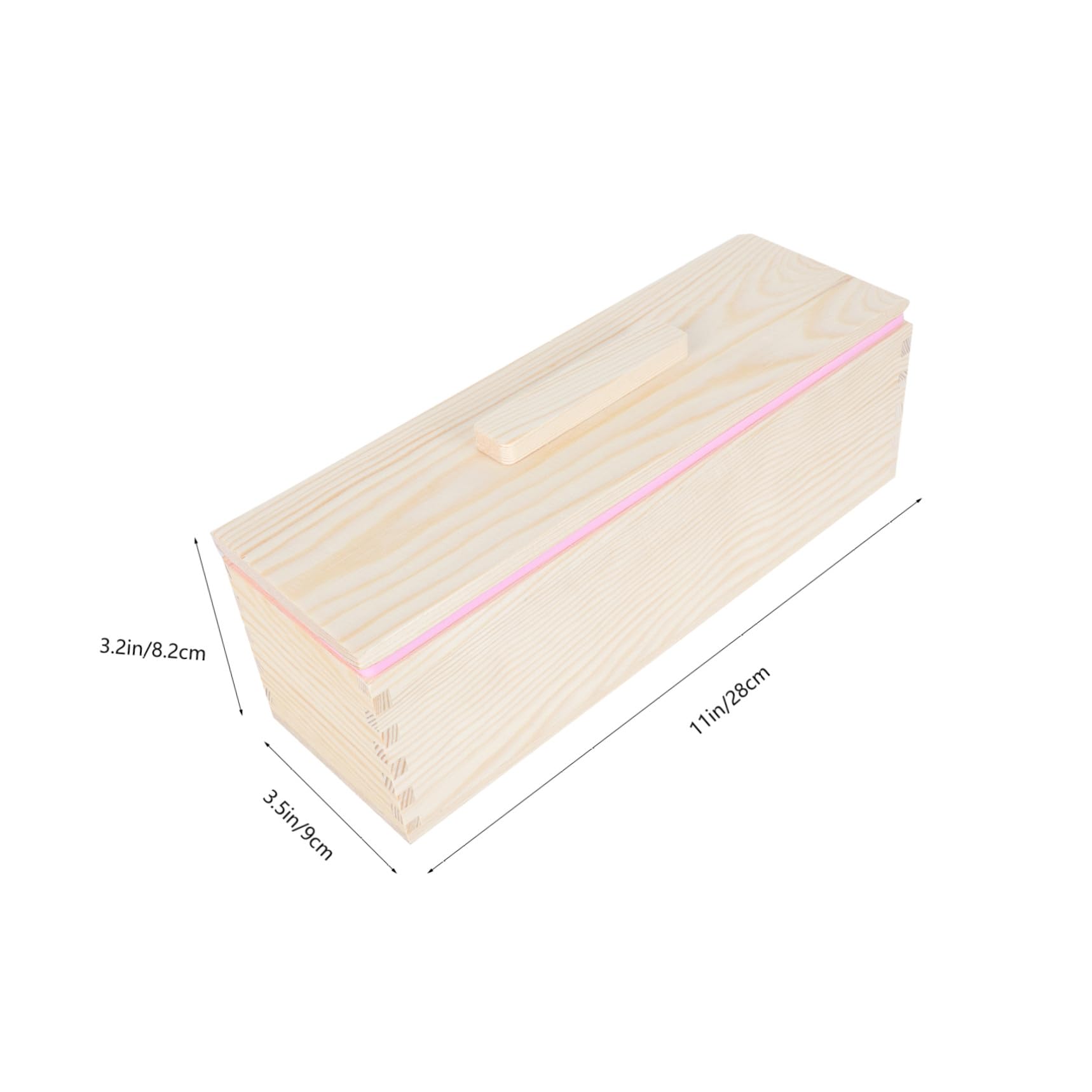 ULTECHNOVO Brotbackschale Holzbackform Nicht -stiak -kuchenform Quadratische Kastenform Toast Backform Brotbackformen